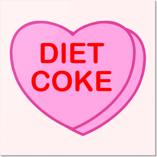 Conversation Heart: Diet Coke Posters and Art